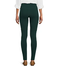 Intro Knit Straight Leg Pull-On Tummy Control Cargo Leggings
