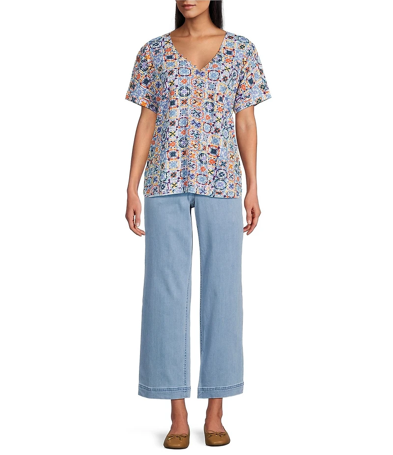 Intro Mae Relaxed Pull-On Crop Pants
