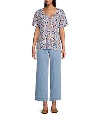 Intro Mae Relaxed Pull-On Crop Pants