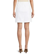 Intro Nia Denim Button Hem Pull-On Skort