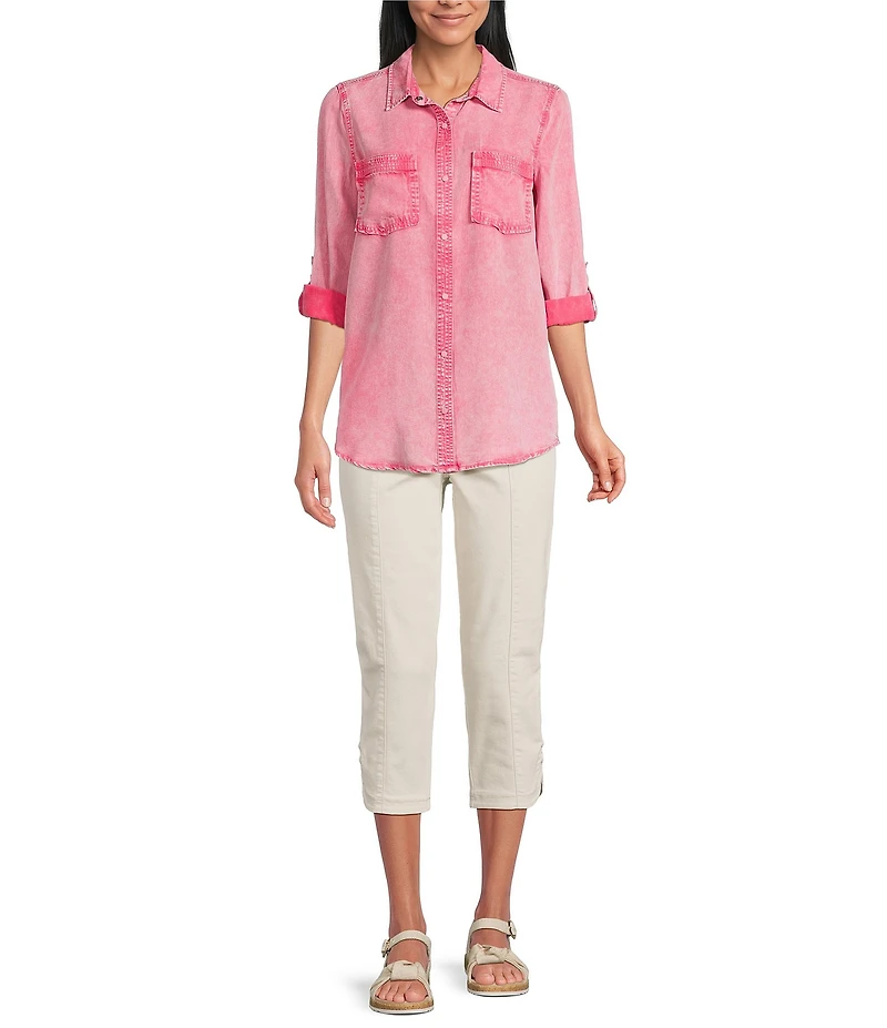 Intro Nia Freedom Denim Pull-On Capri Pants