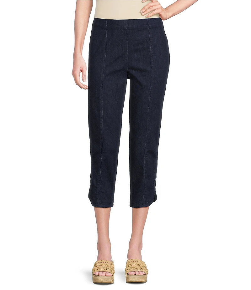 Intro Nia Freedom Denim Pull-On Capri Pants