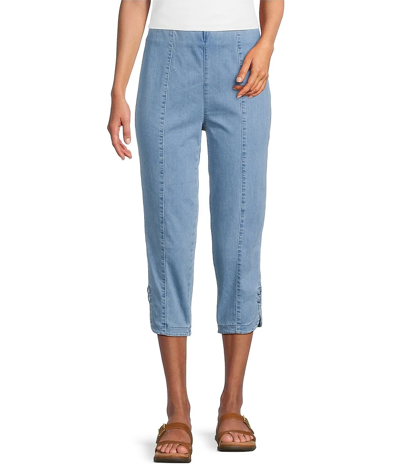 Intro Nia Freedom Denim Pull-On Capri Pants