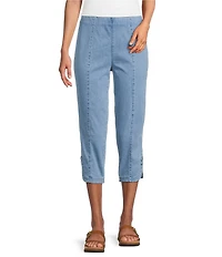 Intro Nia Freedom Denim Pull-On Capri Pants