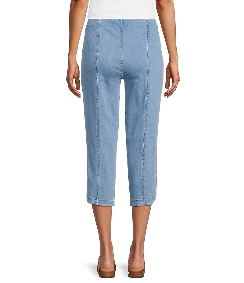 Intro Nia Freedom Denim Pull-On Capri Pants