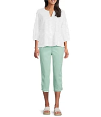 Intro Nia Freedom Denim Pull-On Capri Pants