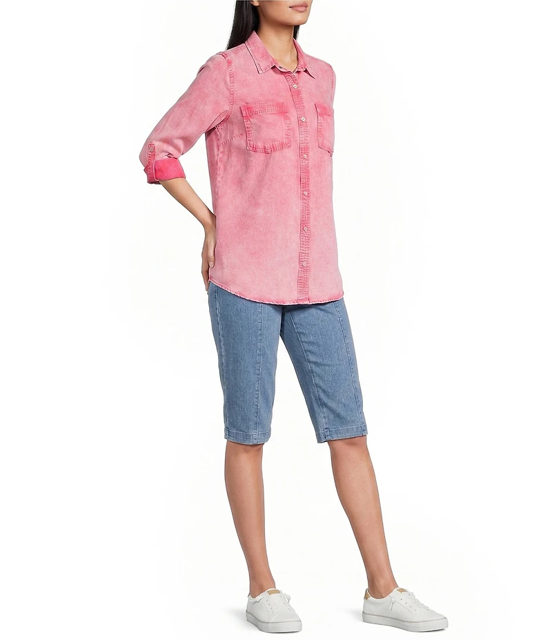 Intro Nia Freedom Skimmer Pull-On Crop Capri Pants