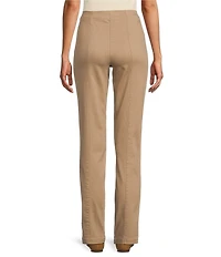 Intro Nia Hollywood Waist Seam Detail High Rise Straight Leg Pull-On Denim Pants