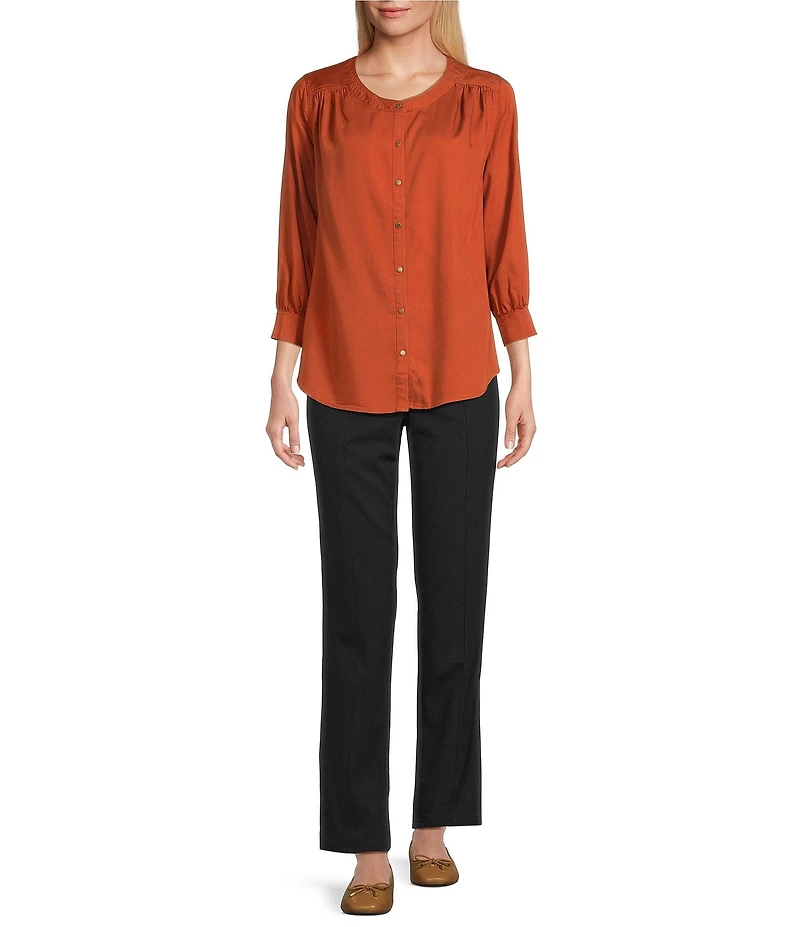 Intro Nia Straight Leg Pull-On Pants
