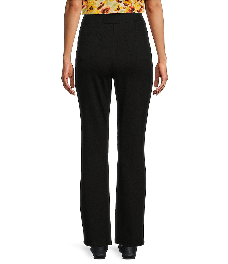 Intro Petite Size Bella Double Knit Boot Leg Pull-On Pants