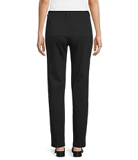 Intro Petite Size Bella Double Knit Straight Leg Pull-On Pants