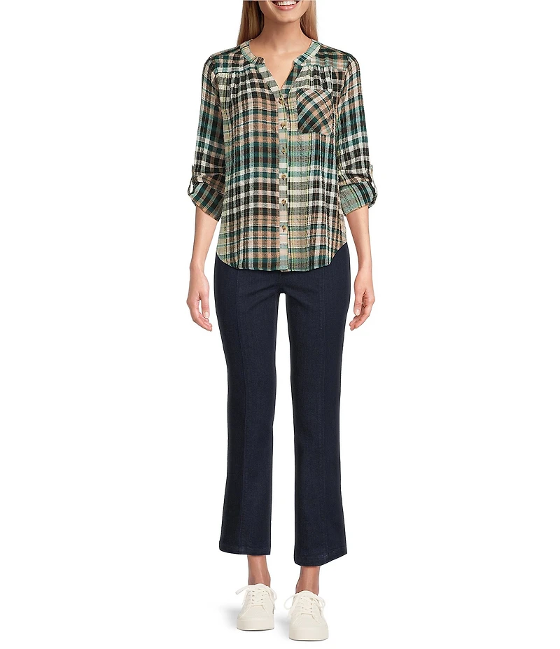 Intro Petite Size Bella Pull-On Baby Boot Leg Pants