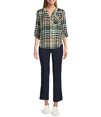 Intro Petite Size Bella Pull-On Baby Boot Leg Pants