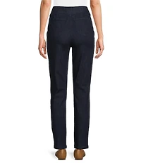 Intro Petite Size Bella Straight Leg Pull-On Denim Pant