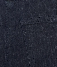 Intro Petite Size Bella Straight Leg Pull-On Denim Pant
