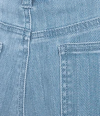 Intro Petite Size Carrie Slub Stretch Tummy Control Wide Leg Jeans