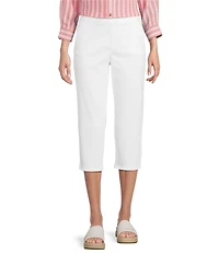 Intro Petite Size Dahlia Freedom Denim Pull-On Capri Pants