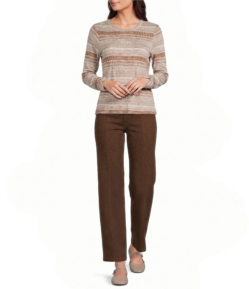 Intro Petite Size Dallas Straight Leg Pull-On Pants