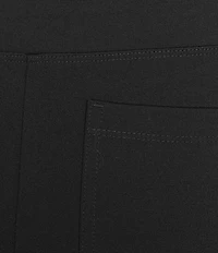 Intro Petite Size Double Knit Straight Leg Traveler Pull-On Ankle Pants