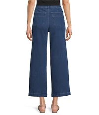Intro Petite Size Kendall Freedom Denim Relaxed Cropped Pants