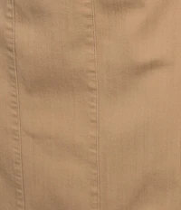 Intro Petite Size Nia Denim Tummy Control Waist Pull-On Pencil Skirt