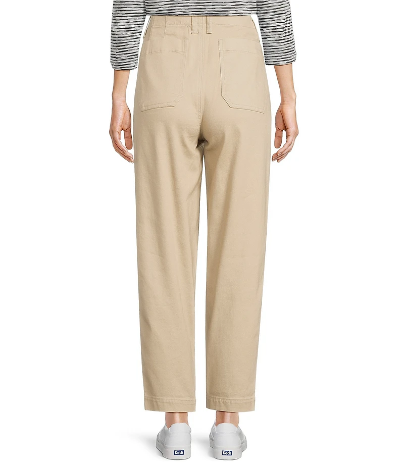 Intro Petite Size Sidney Crop Barrel Leg Pants