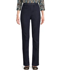Intro Petite Size Stella Straight Leg Pull-On Denim Pants