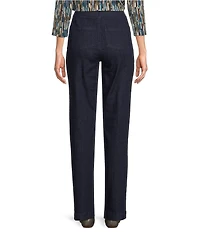 Intro Petite Size Stella Straight Leg Pull-On Denim Pants