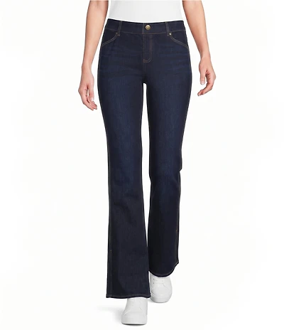 Intro Petite Size Stevie Flare Pull-On Full Length Pants