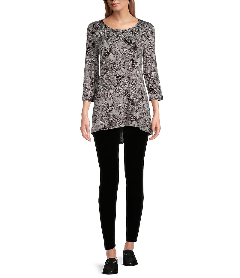 Intro Petite Size Teri Love The Fit Velvet Stretch Leggings