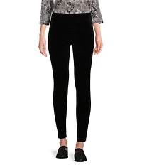 Intro Petite Size Teri Love The Fit Velvet Stretch Leggings