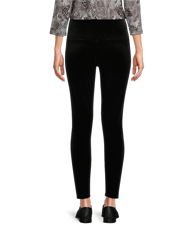 Intro Petite Size Teri Love The Fit Velvet Stretch Leggings