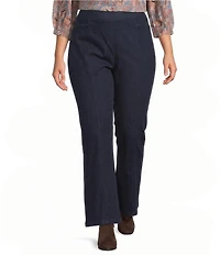 Intro Plus Size Bella Freedom Denim Pull-On Baby Boot Leg Pants