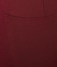 Intro Plus Size Bella Solid Double Knit Slim Her Leggings
