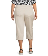 Intro Plus Size Dahlia Pull-On Capri Pants