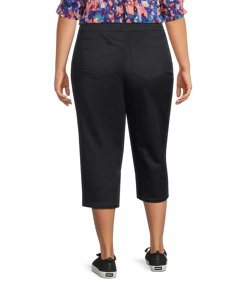 Intro Plus Size Dahlia Pull-On Capri Pants