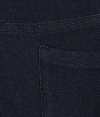 Intro Plus Size Dahlia Solid Pull-On Skimmer Denim Shorts