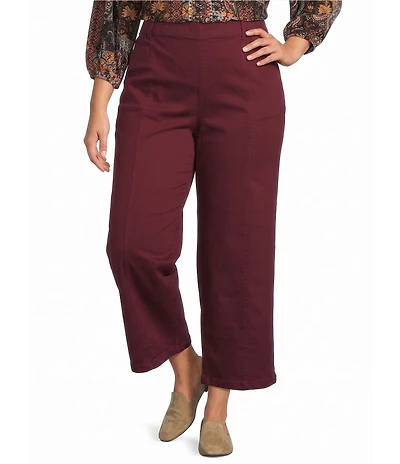 Intro Plus Size Dallas Straight Leg Pull-On Pants