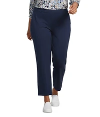 Intro Plus Size Double Knit Traveler Pull-On Wide Leg Pants