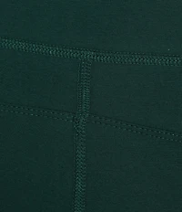 Intro Plus Size Knit Straight Leg Pull-On Tummy Control Cargo Leggings