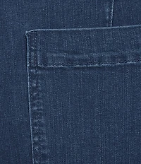 Intro Plus Size Sidney Crop Barrel Leg Denim Pants