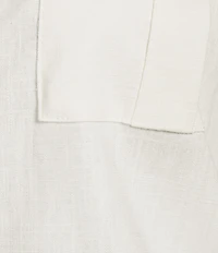 Intro Plus Size Stretch Slub Weave Notch Collar Long Sleeve Easy Fit Button-Front Jacket