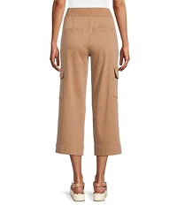 Intro Rib Knit Pheobe Pull-On Cargo Capri Pants