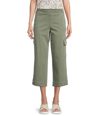Intro Rib Knit Pheobe Pull-On Cargo Capri Pants