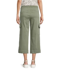 Intro Rib Knit Pheobe Pull-On Cargo Capri Pants