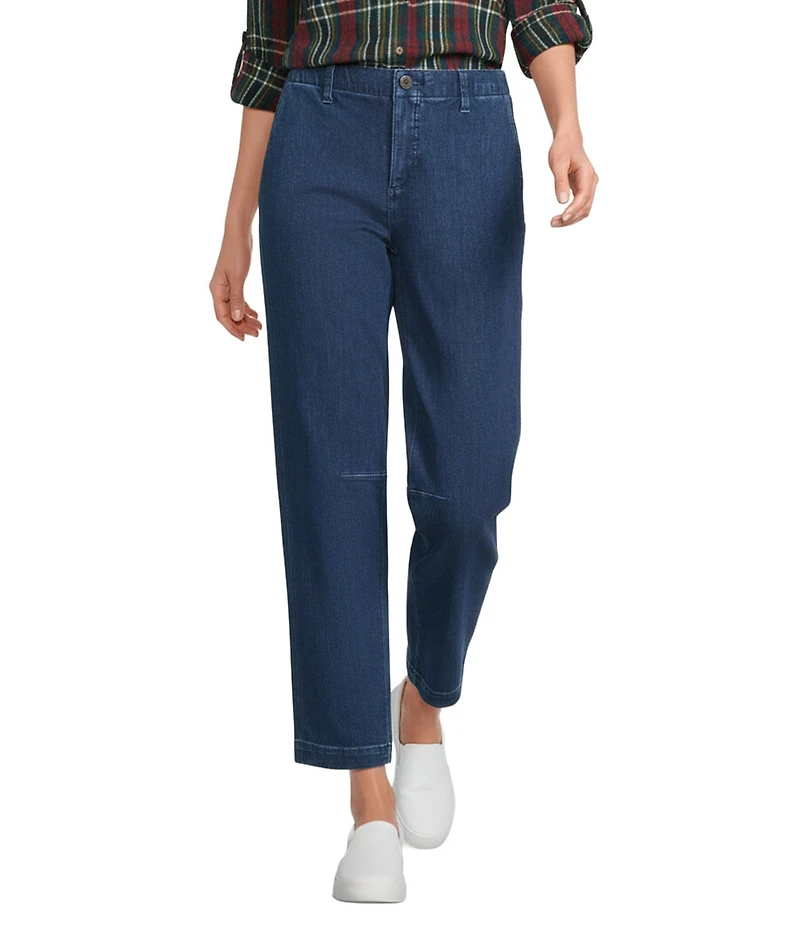 Intro Sidney Crop Barrel Leg Denim Pants
