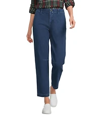 Intro Sidney Crop Barrel Leg Denim Pants