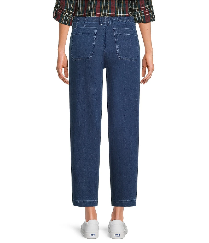 Intro Sidney Crop Barrel Leg Denim Pants