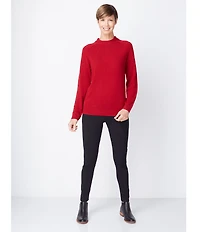 Intro Stella Double Knit Slim Straight Leg Pull-On Pants