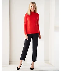 Intro Stella Double Knit Slim Straight Leg Pull-On Pants